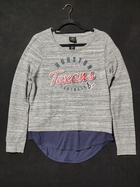 Houston TEXANS T-shirt Juniors L Girls Womens Official NFL Teen Tee